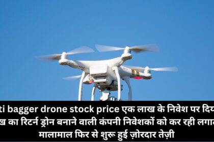 Multi bagger drone stock price