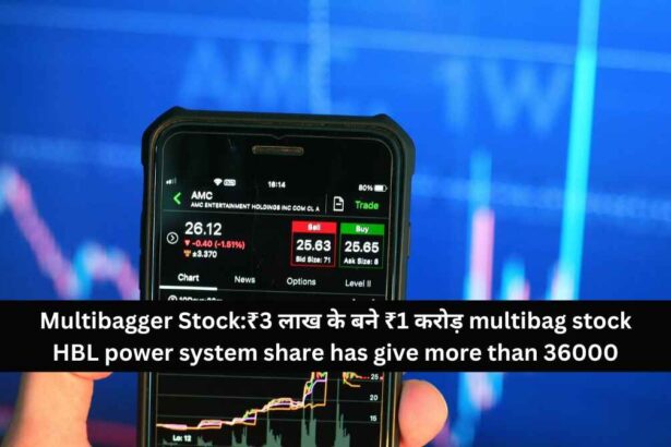 Multibagger Stock:₹3 लाख के बने ₹1 करोड़ multibag stock HBL power system share has give more than 36000